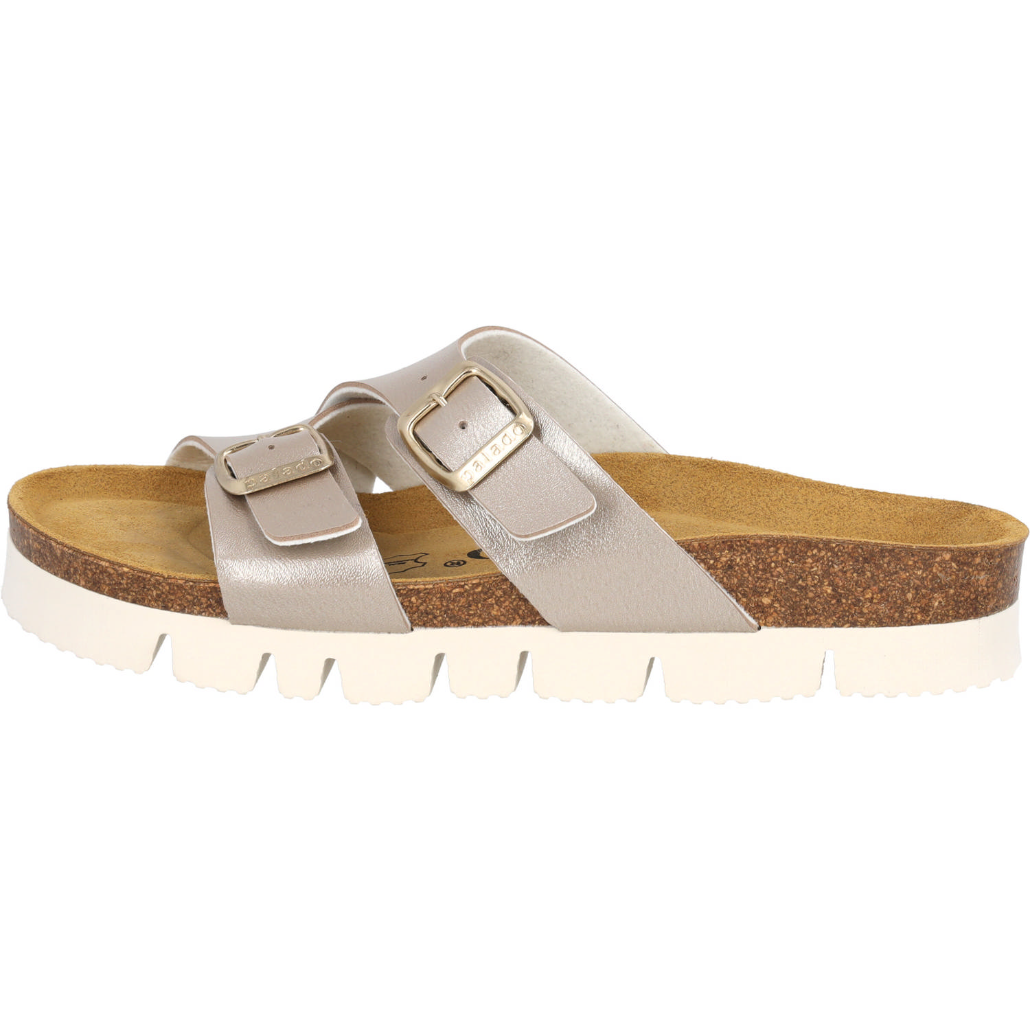 Palado Arrila PL, Pantoletten, Damen, Beige Metallic