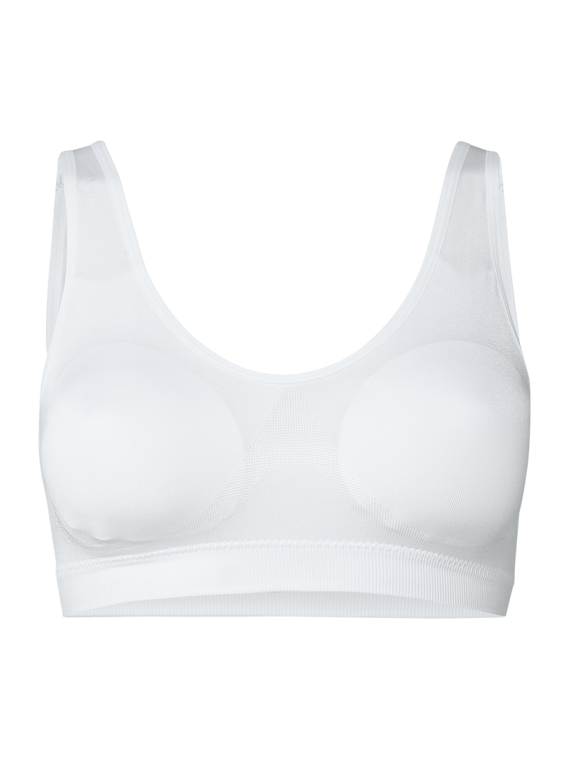 Bustier aus Mikrofaser in weiß