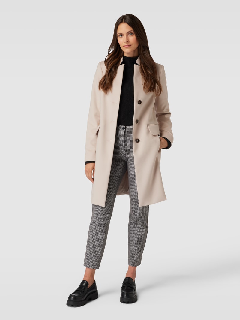 Mantel mit Pattentaschen in offwhite