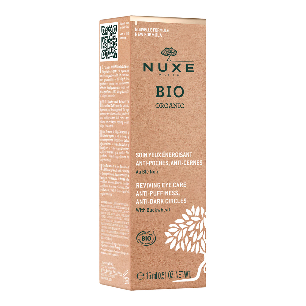 Nuxe Soin Yeux Énergisant Anti Poches, Anti Cernes Blé Noir Soin yeux