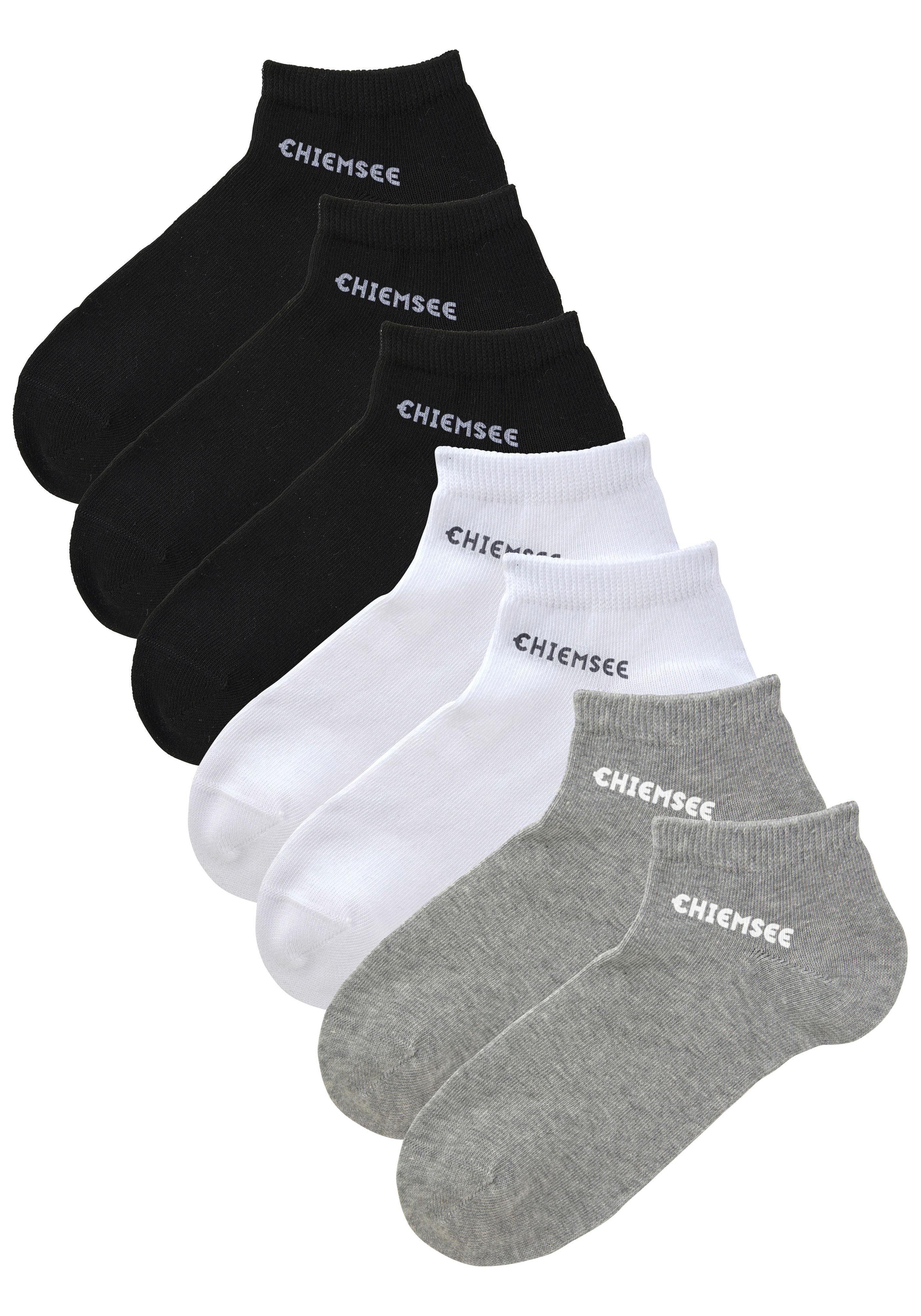 Chiemsee Sneakersocken (Set, 7-Paar) mit eingestricktem Schriftzug