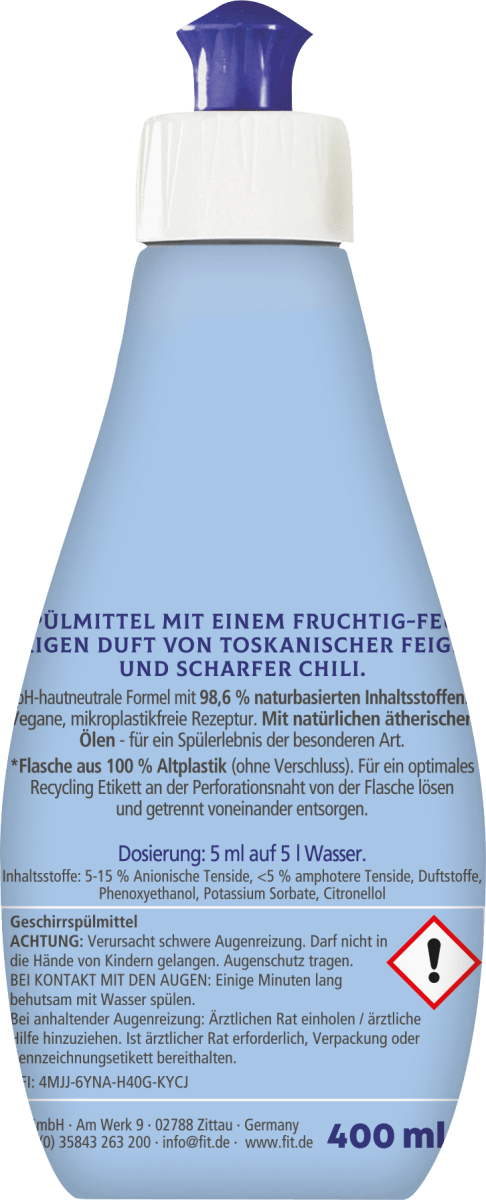 Spülmittel Feigenblüte & Chili, 400 ml