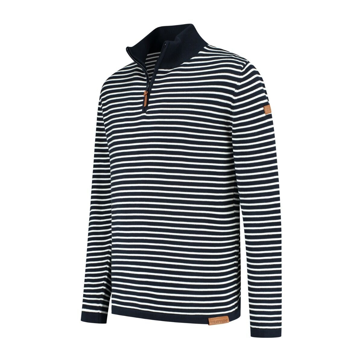 Travelin' Nacka Dark Blue Herren Pullover