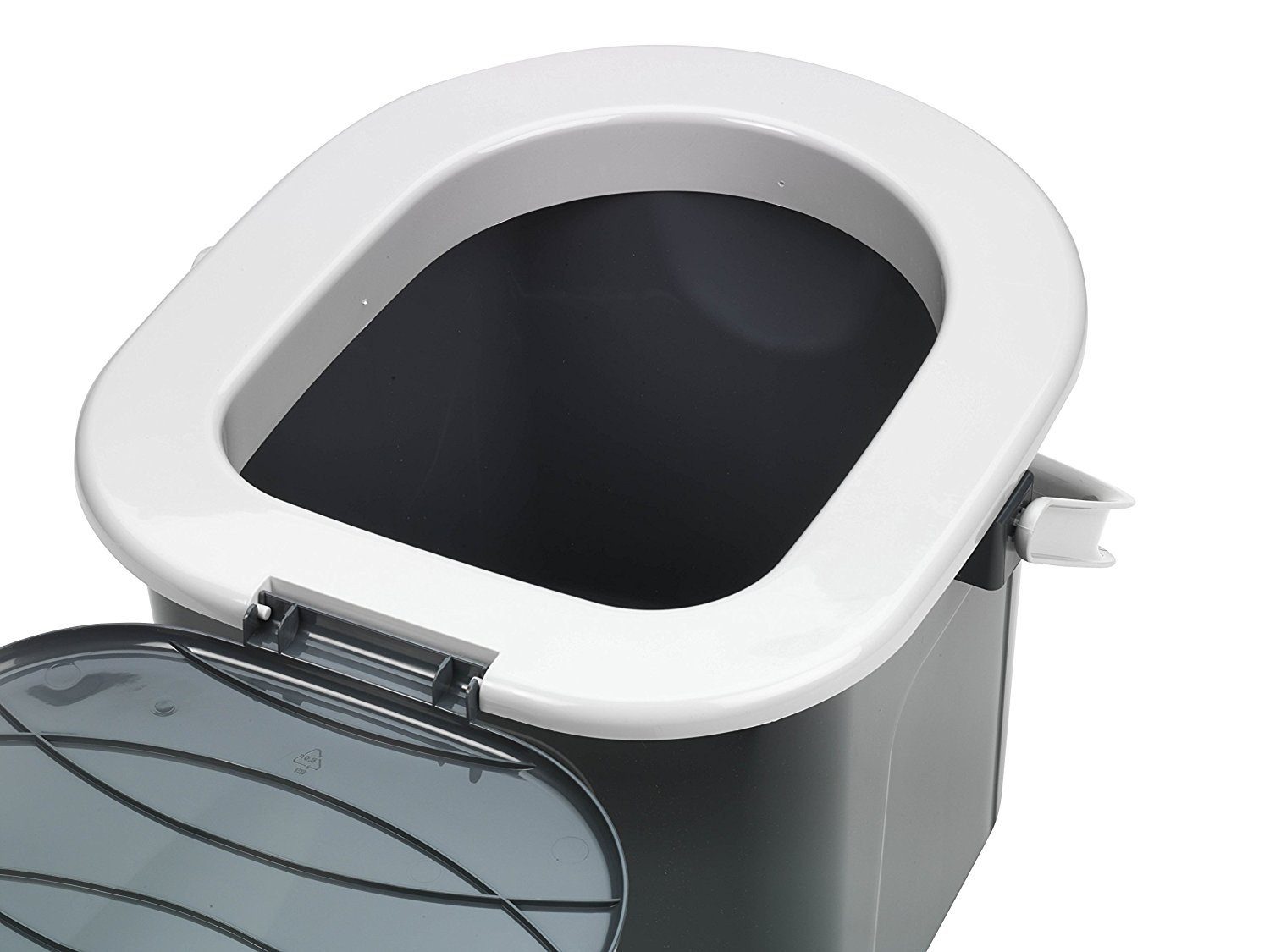 BranQ Campingtoilette 1305, Reise WC Toilette Toiletteneimer Eimer 15,5L