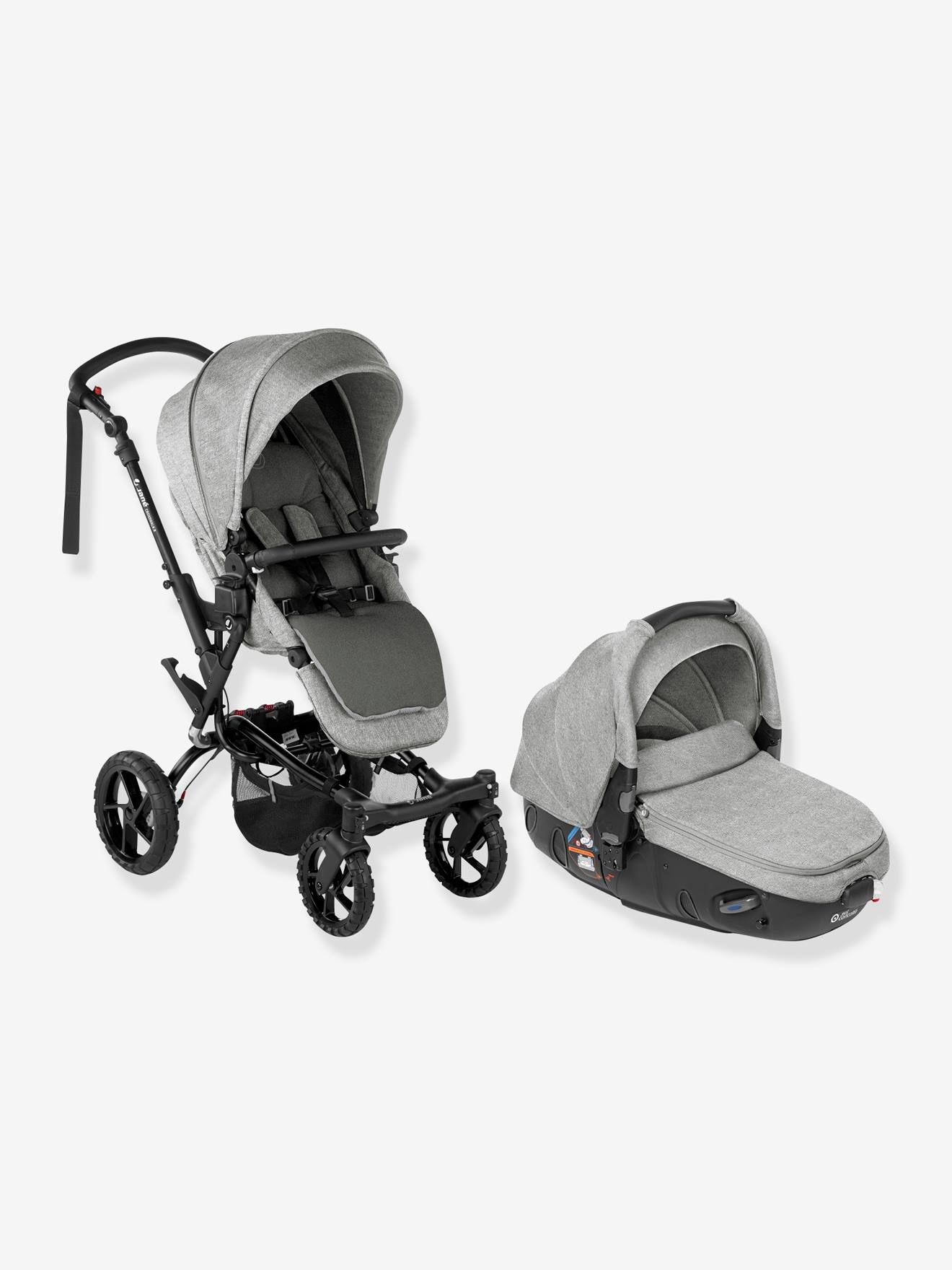 Combiné JANE Crosswalk + nacelle auto Matrix Light 2 collection 2022 noir (cold black)