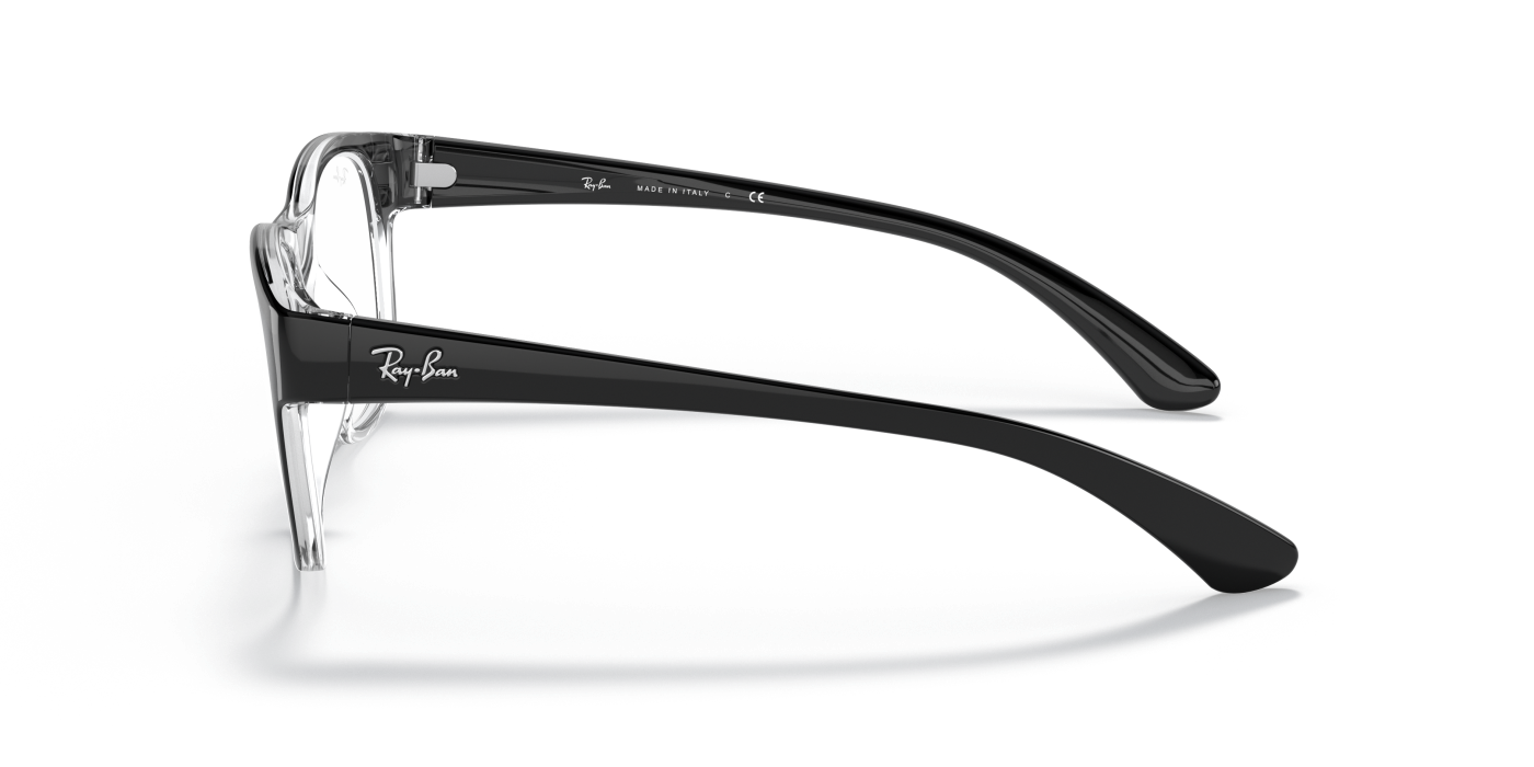 RB7191 OPTICS - Negru lucios pe transparent