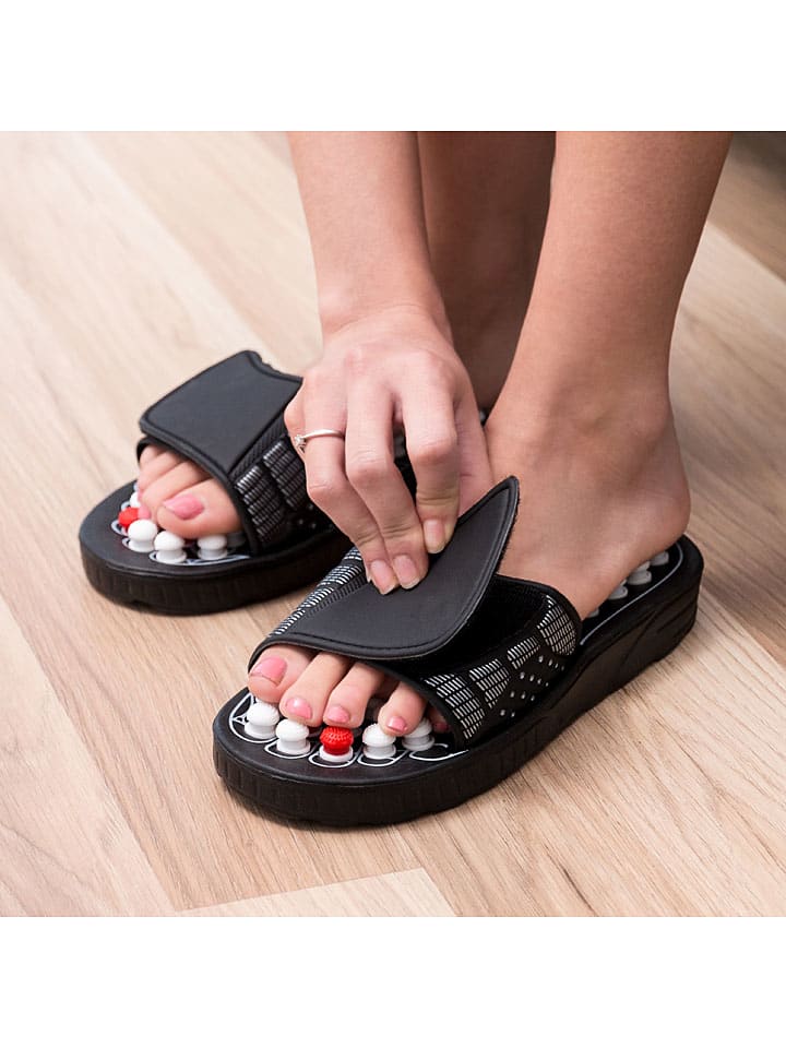 InnovaGoods Akupressur-Schuhe  in Schwarz günstig kaufen