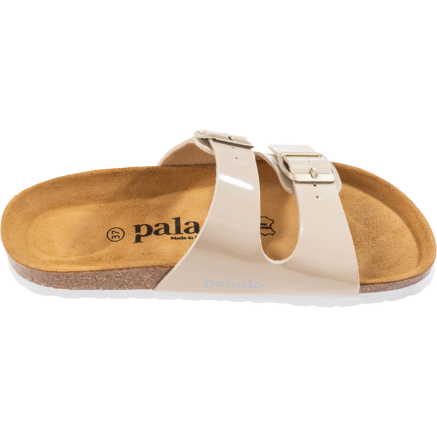 Palado Milos Lack, Pantoletten, Damen, Beige