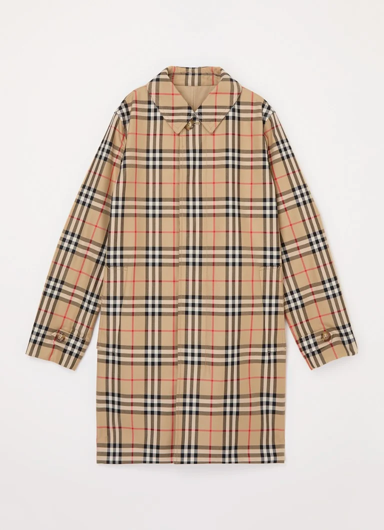 Burberry Braxtonin käännettävä trenssitakki ruutukuosilla