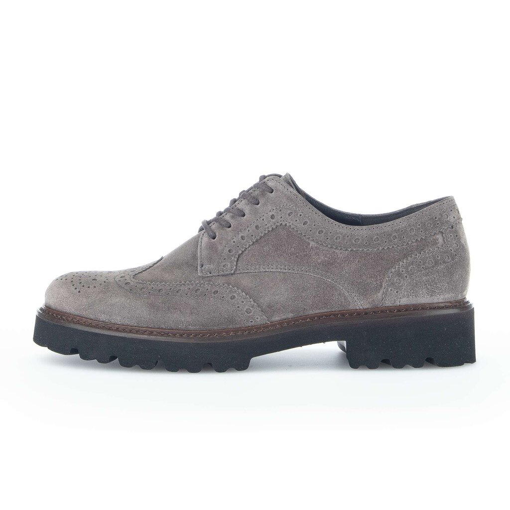 Gabor fashion Schnürschuh grau