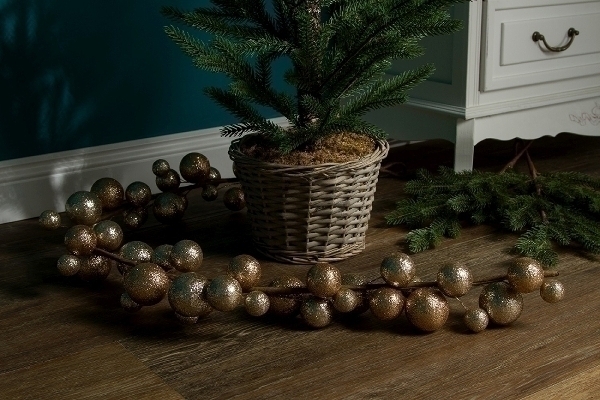 MyFlair Glimmer Ball Girlande 140cm