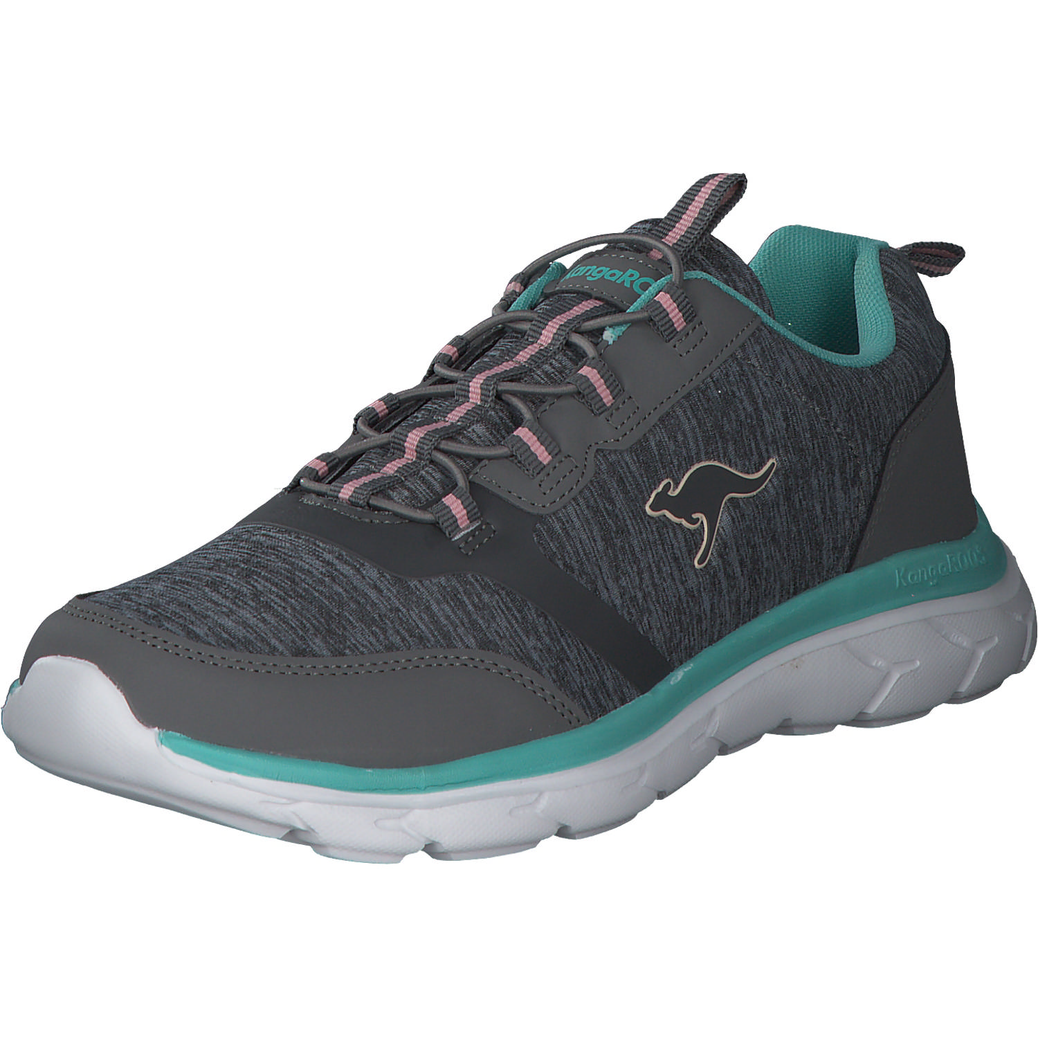 KangaROOS KN-Jessy 39332, Schnürschuhe, Damen, steel grey/ocean
