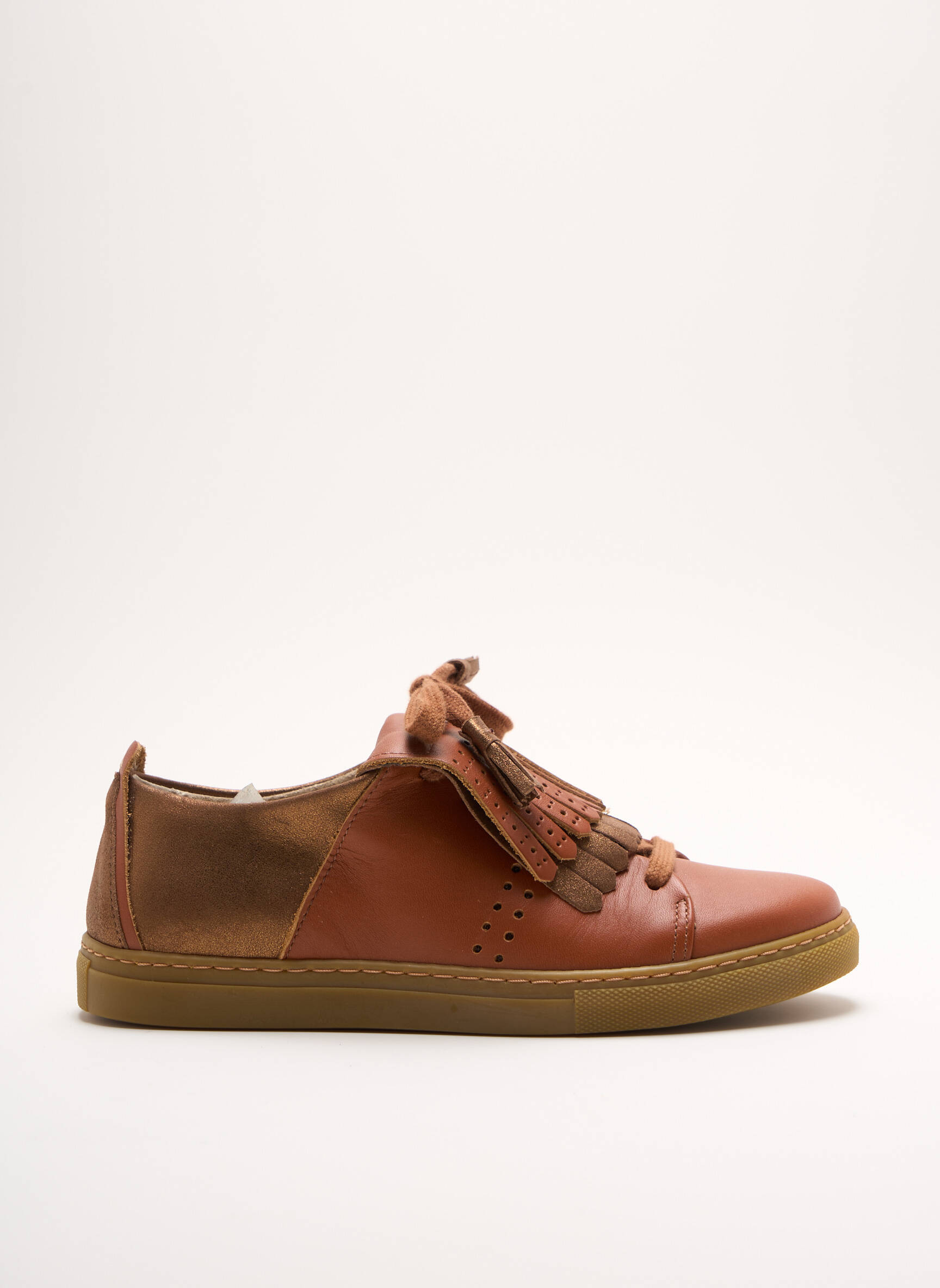 M Moustache Baskets Femme couleur marron