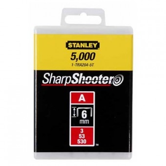 Stanley 1-TRA204T Heftklammern 6 mm Typ A – 1000 Stück