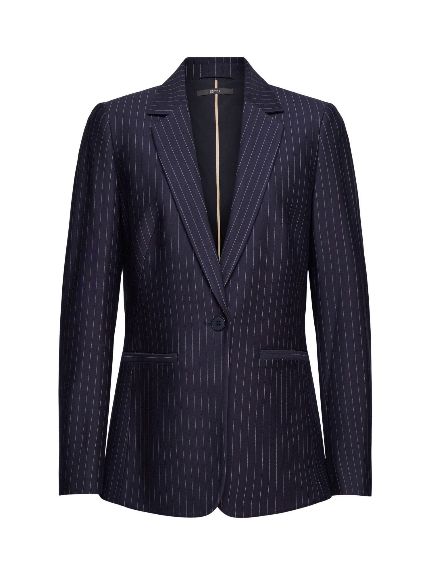 Esprit Collection Kurzblazer Blazer mit Nadelstreifen