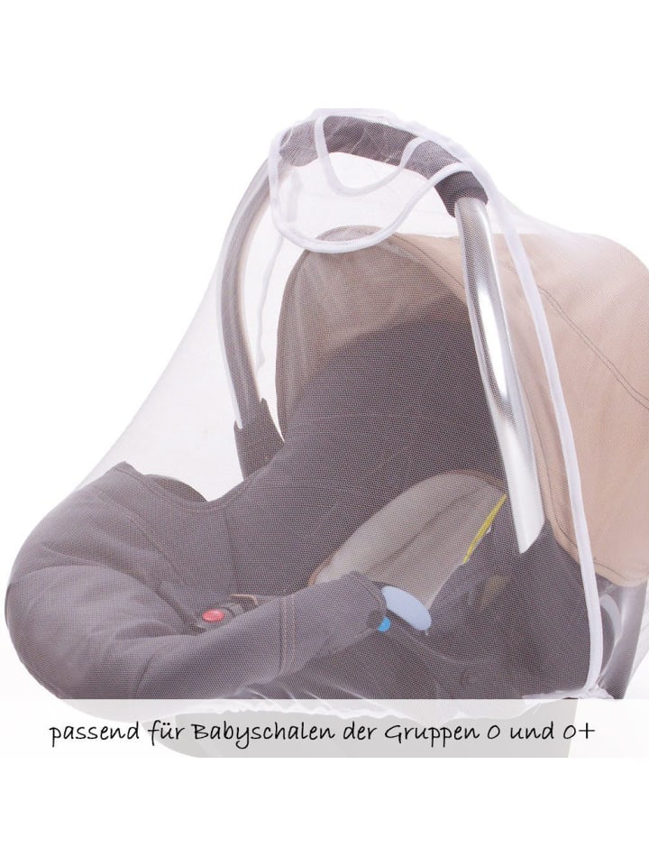 DIAGO Insektenschutz für Babyschale - Weiß in weiss günstig kaufen onesize
