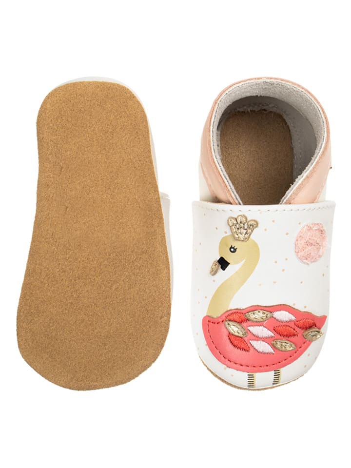 Lait et Miel Leder-Krabbelschuhe 