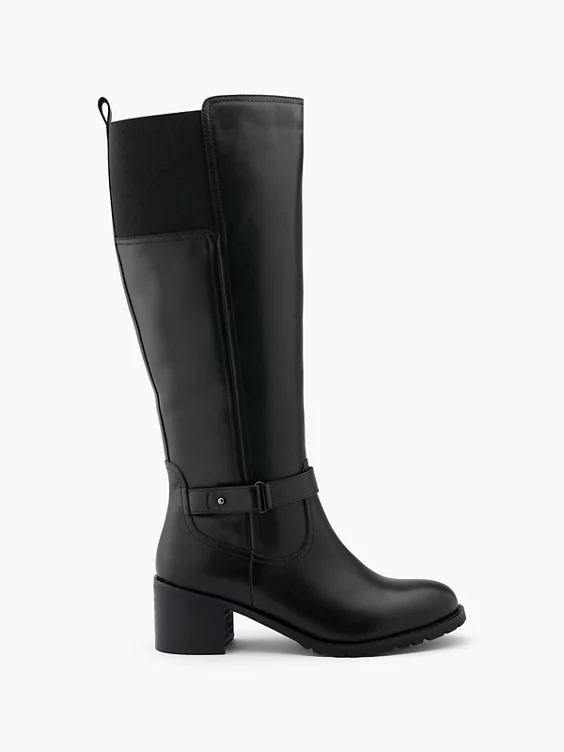 5th Avenue Leder Weitschaftstiefel