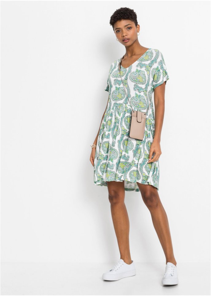 Shirtkleid mit Fledermausärmeln