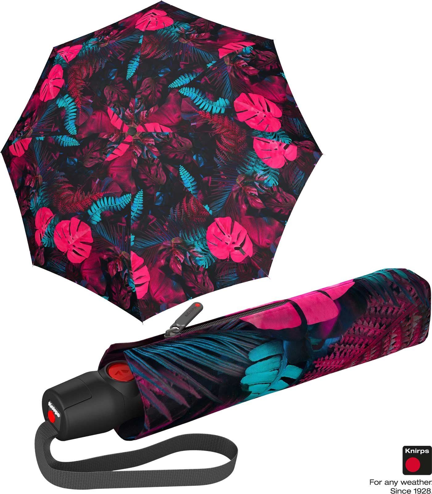 Knirps® Taschenregenschirm T.200 Duomatic Auf-Zu-Automatik UV-Schutz - utopia, stabil und sturmfest