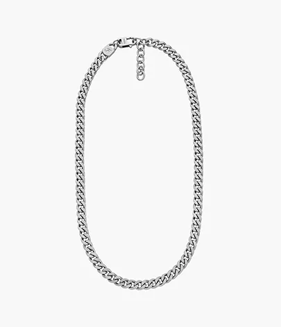 Fossil Kette Harlow Linear Texture Chain Edelstahl