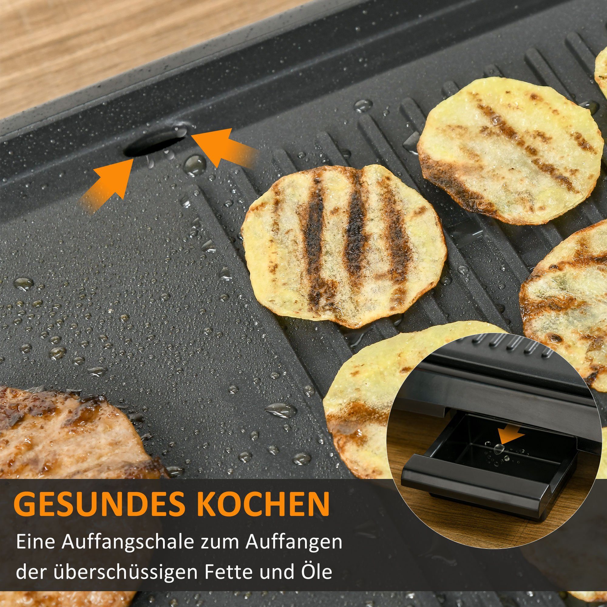 HOMCOM Raclette Elektrogrill