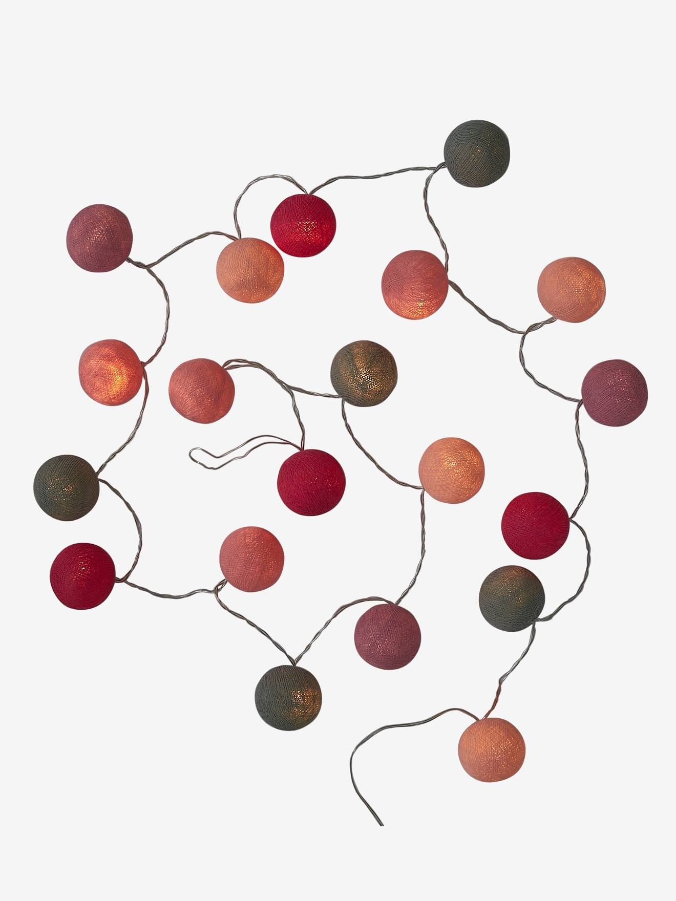 Guirlande boules lumineuse multicolore