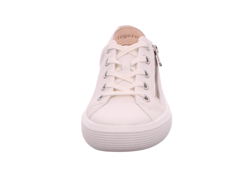 SUPERFIT Freizeit Schnürer weiss Halbschuh Leder  FRESH