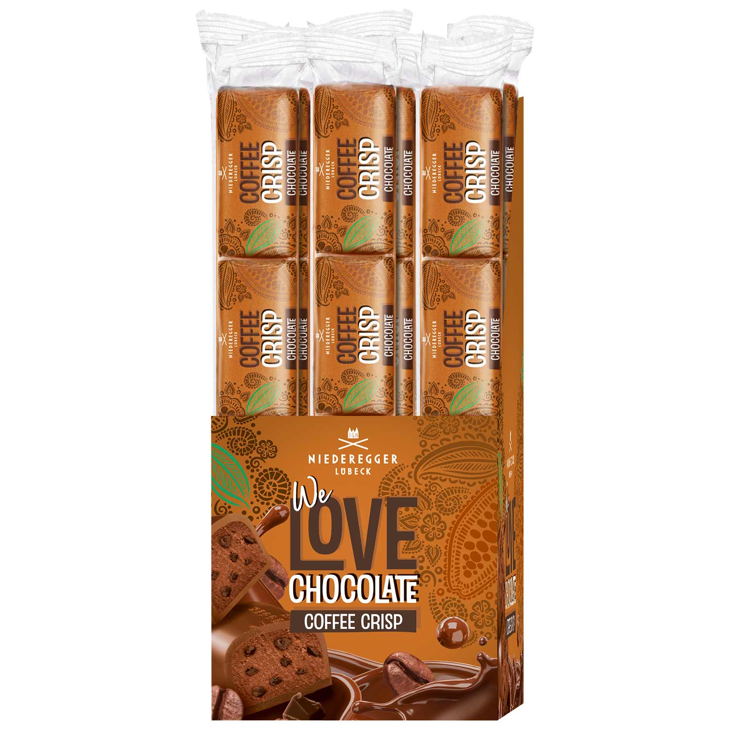 Niederegger Chocolate Klassiker Coffee Crisp 4x12,5g