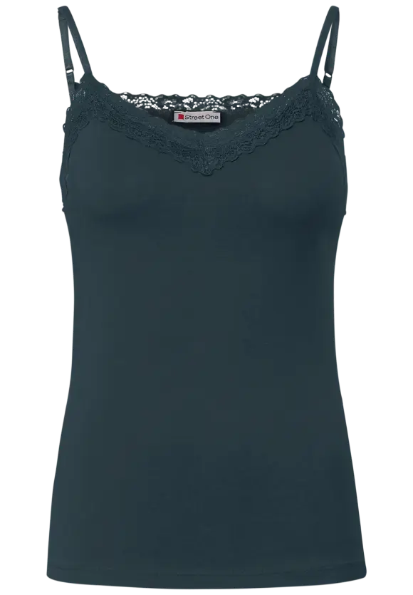 Street One Top mit Spitzendetail