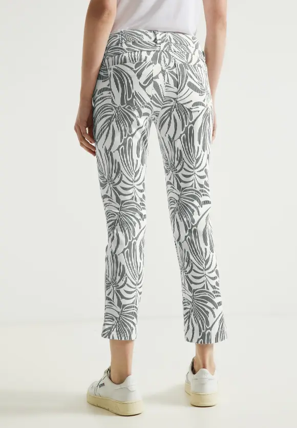 Street One Casual Fit Hose mit Print