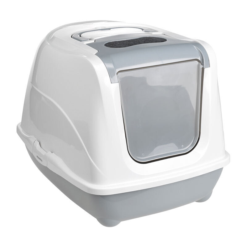 AniOne Katzentoiletten AniOne Katzentoilette Flip Cat M grau