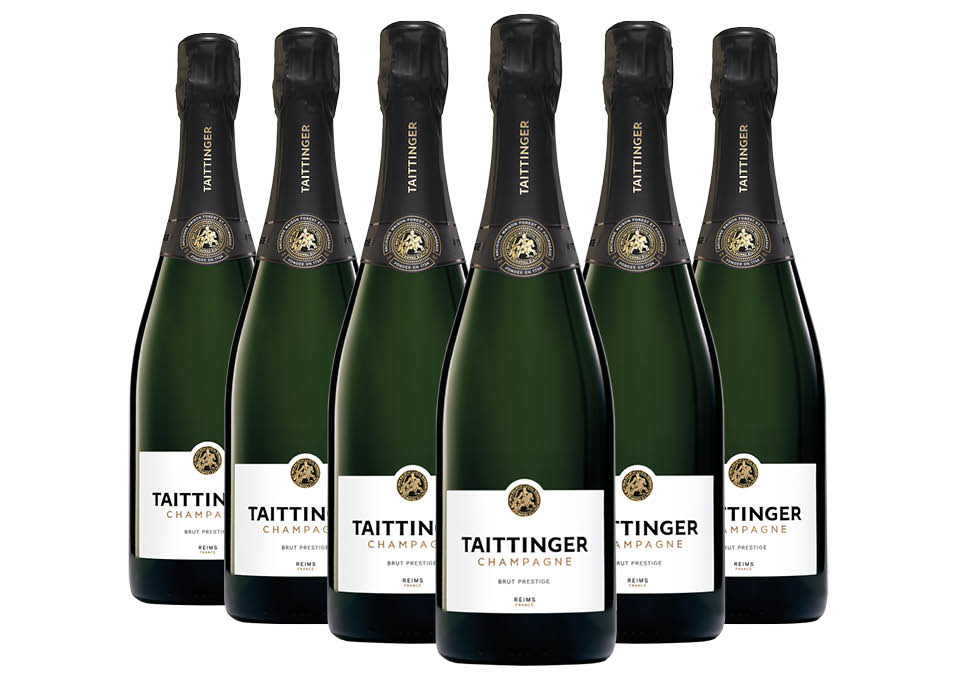 Champagne Brut AOC Cuvée Prestige Taittinger 6 bouteilles de 0,75 ℓ