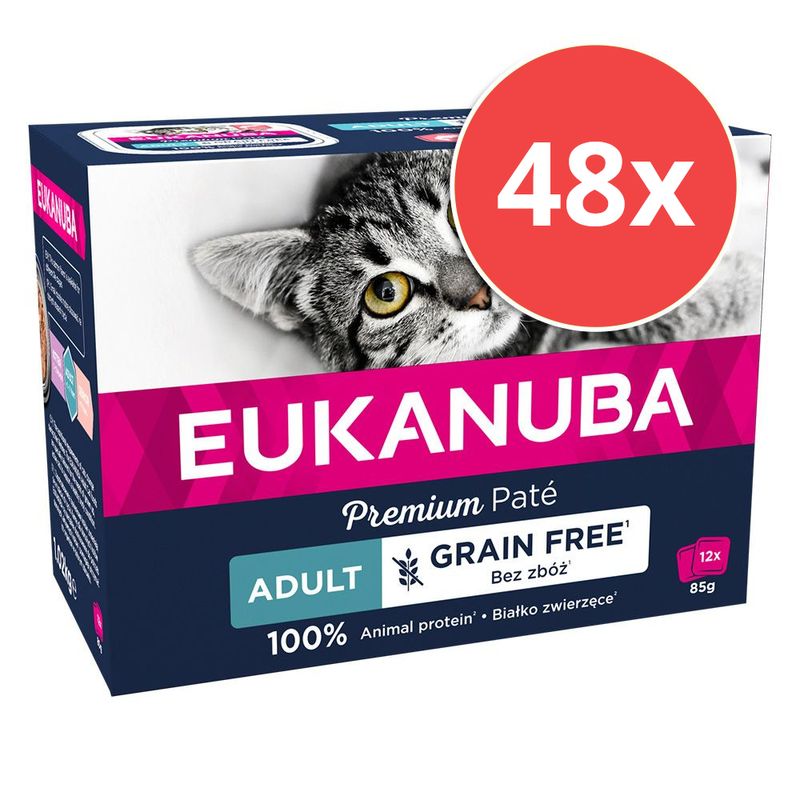 Sparpaket Eukanuba Getreidefrei Adult 48 x 85 g