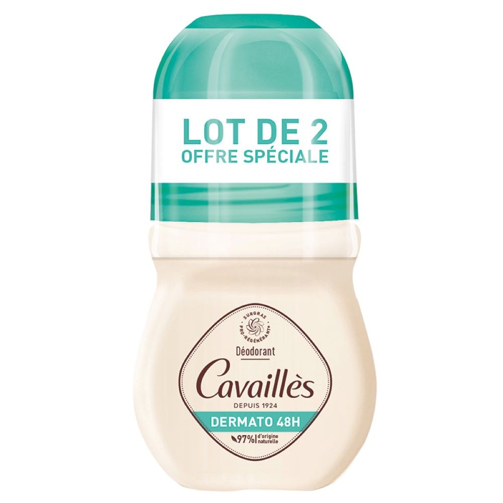 Cavaillès DERMATO 48H ROLL-ON 50MLX2 DEODORANTS