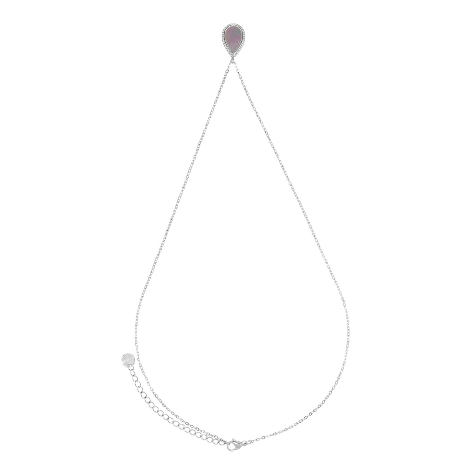 Colier Heideman Gudrid, culoare argintiu lustruit