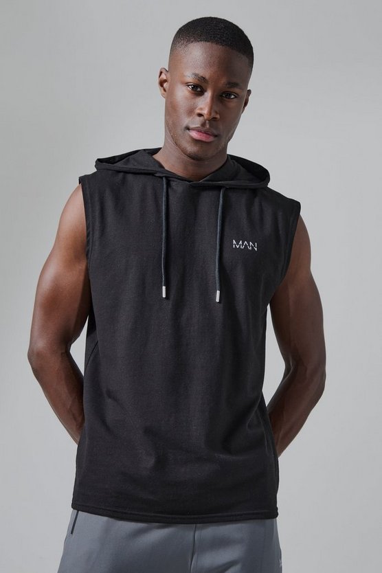 Man Active ärmelloser Hoodie