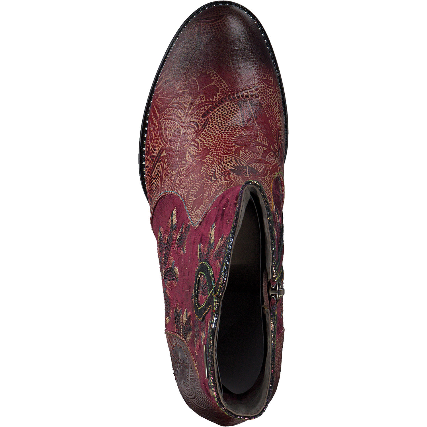 Laura Vita Oliveo 01, Stiefeletten, Damen, Rot