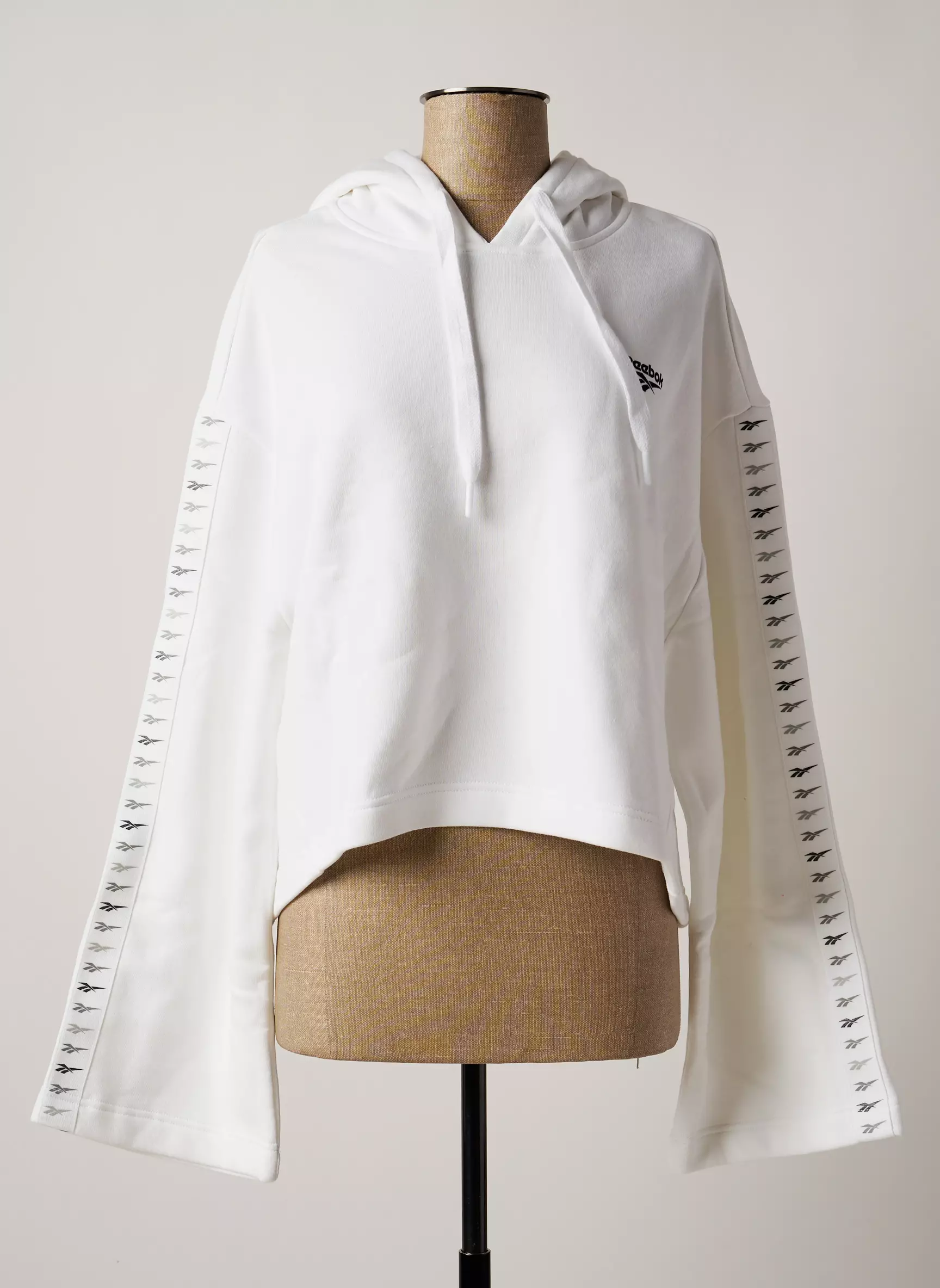 Reebok Sweat Capuche Femme couleur blanc