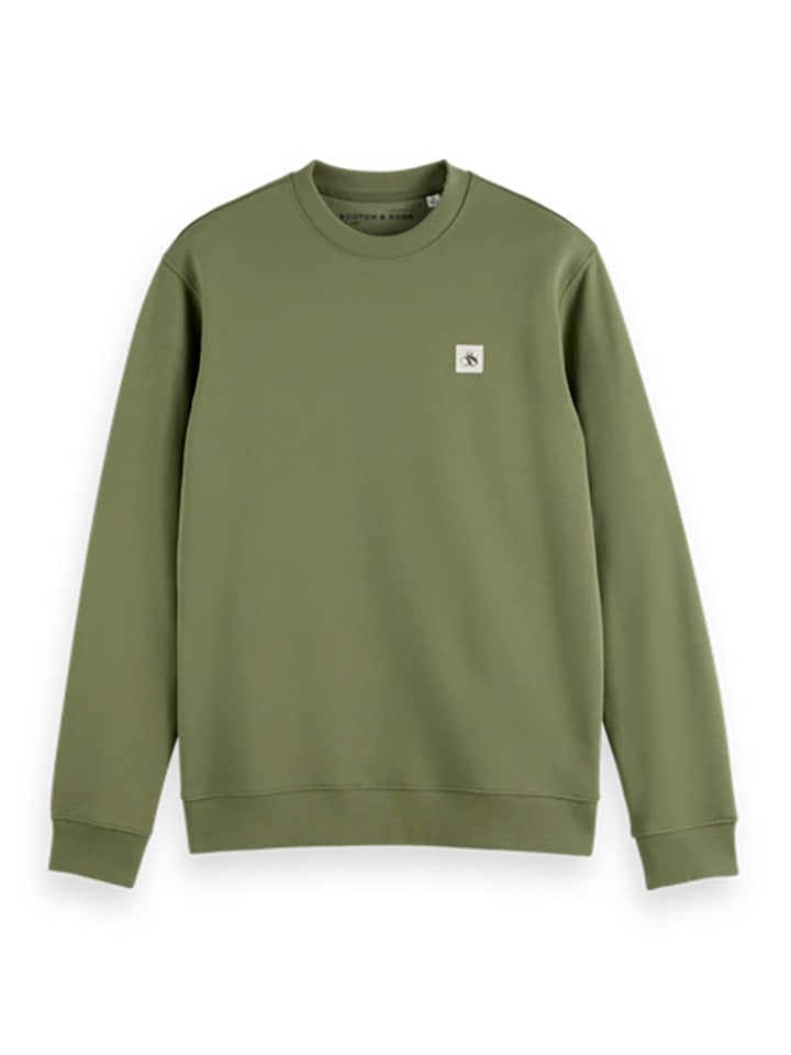 Scotch & Soda Sweatshirt in Oliv günstig kaufen
