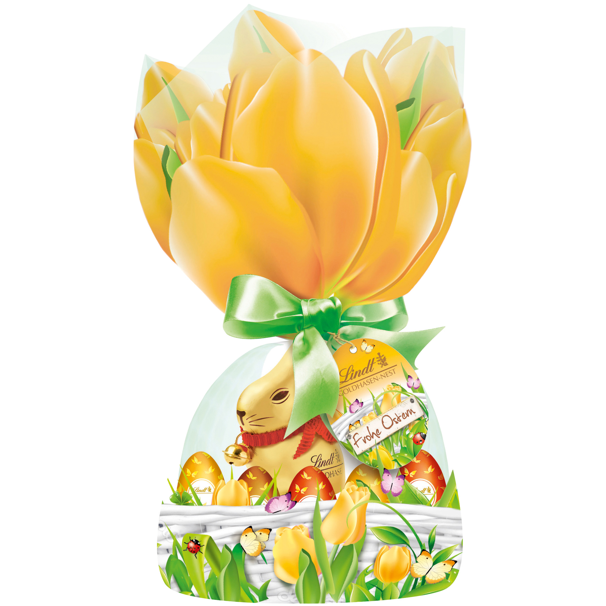 Lindt Hasen-Nest mit Spezialitäten-Eiern 194g