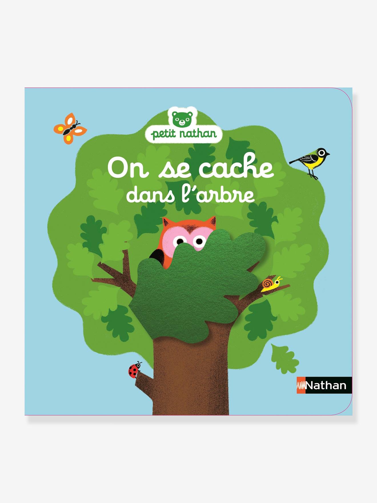 Livre On se cache dans l’arbre PETIT NATHAN vert