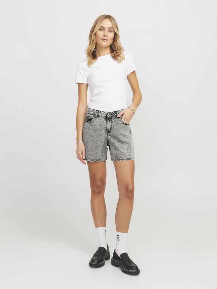 JJXX Jeans-Shorts in Light Grey Denim günstig kaufen