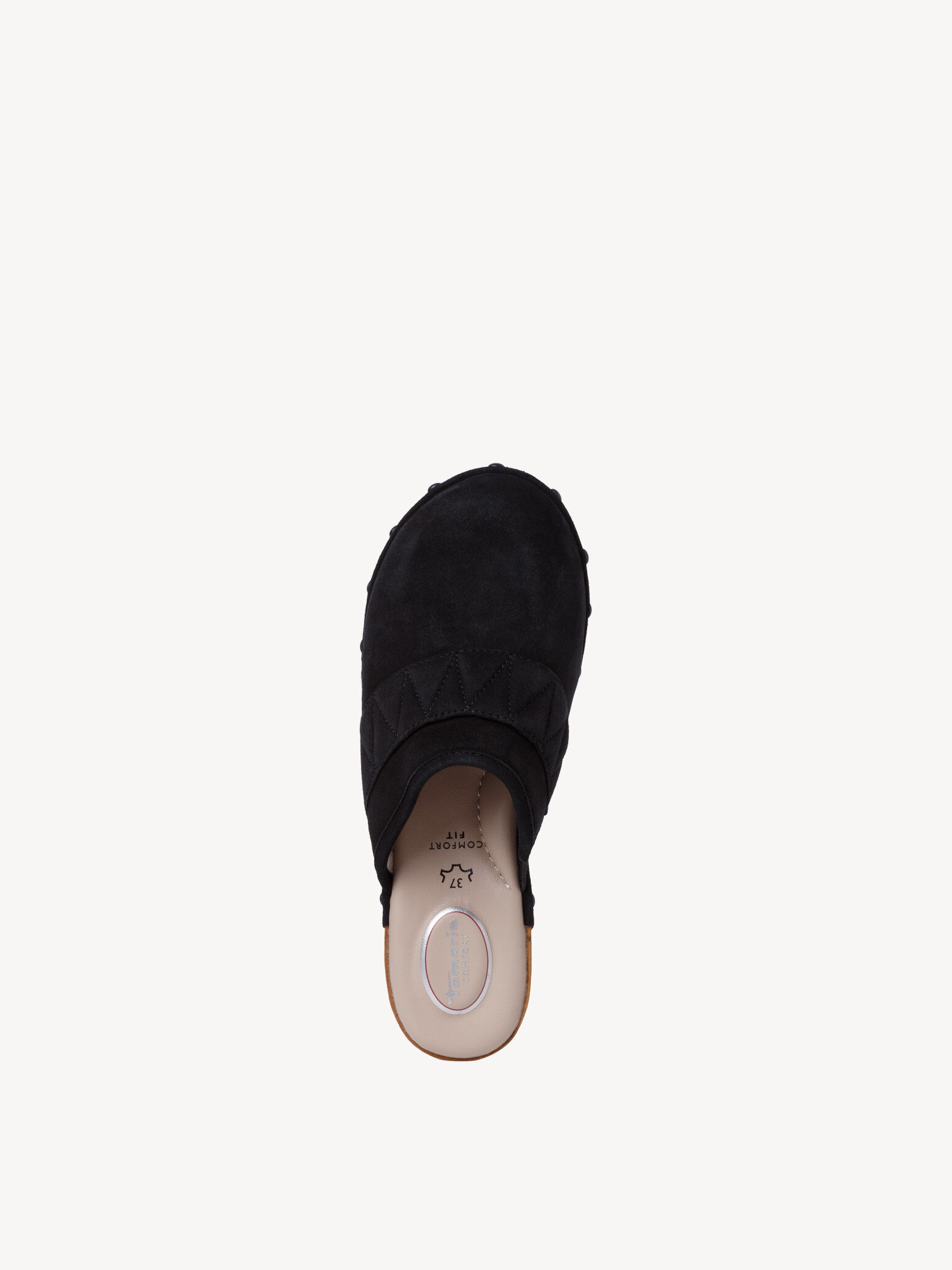 Mule en cuir - noir