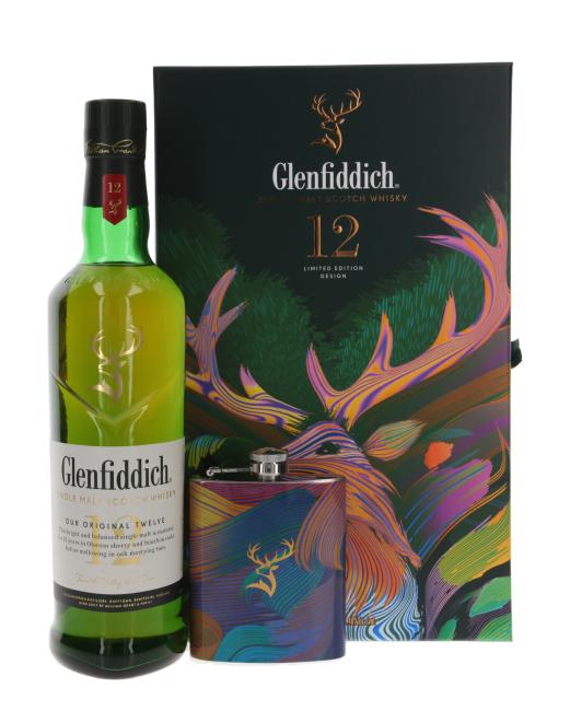 Glenfiddich Our Original Twelve mit Taschenflasche 0,7 l·40 % vol
