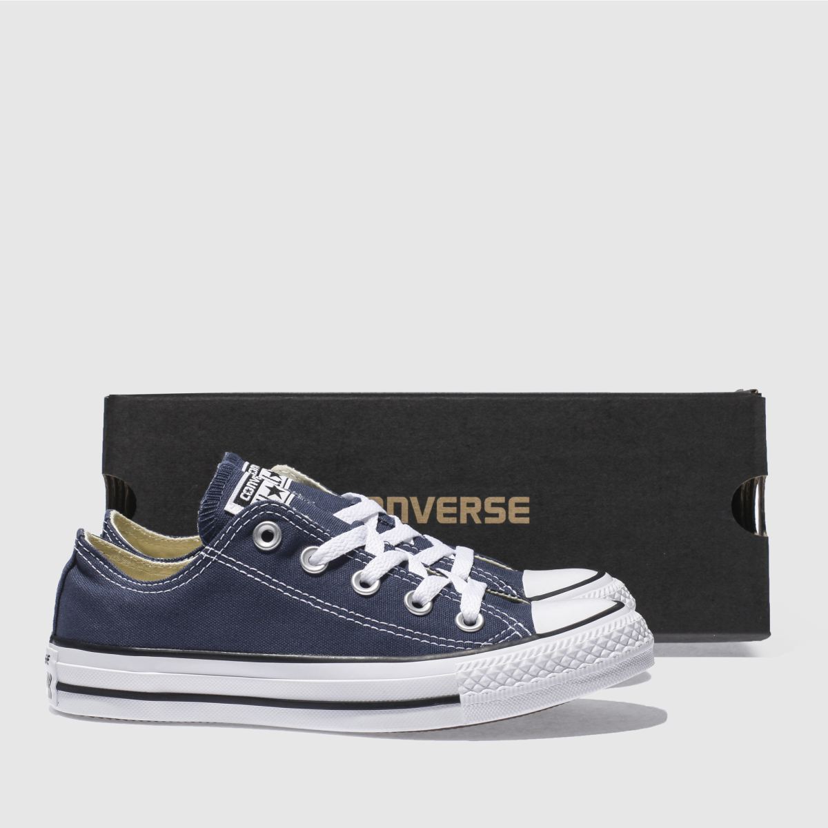 Converse All Star Ox cipők sötétkék és fehér színben