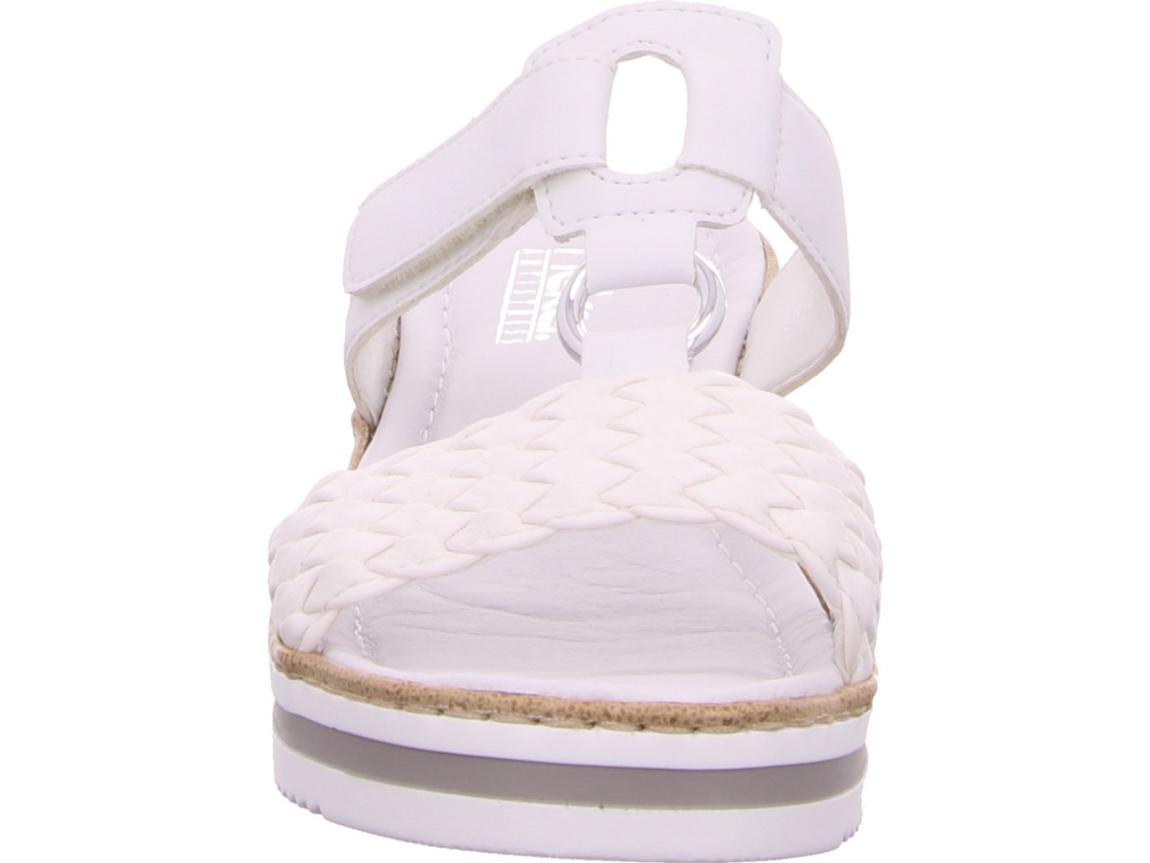 RIEKER Klassische Sandalen weiss