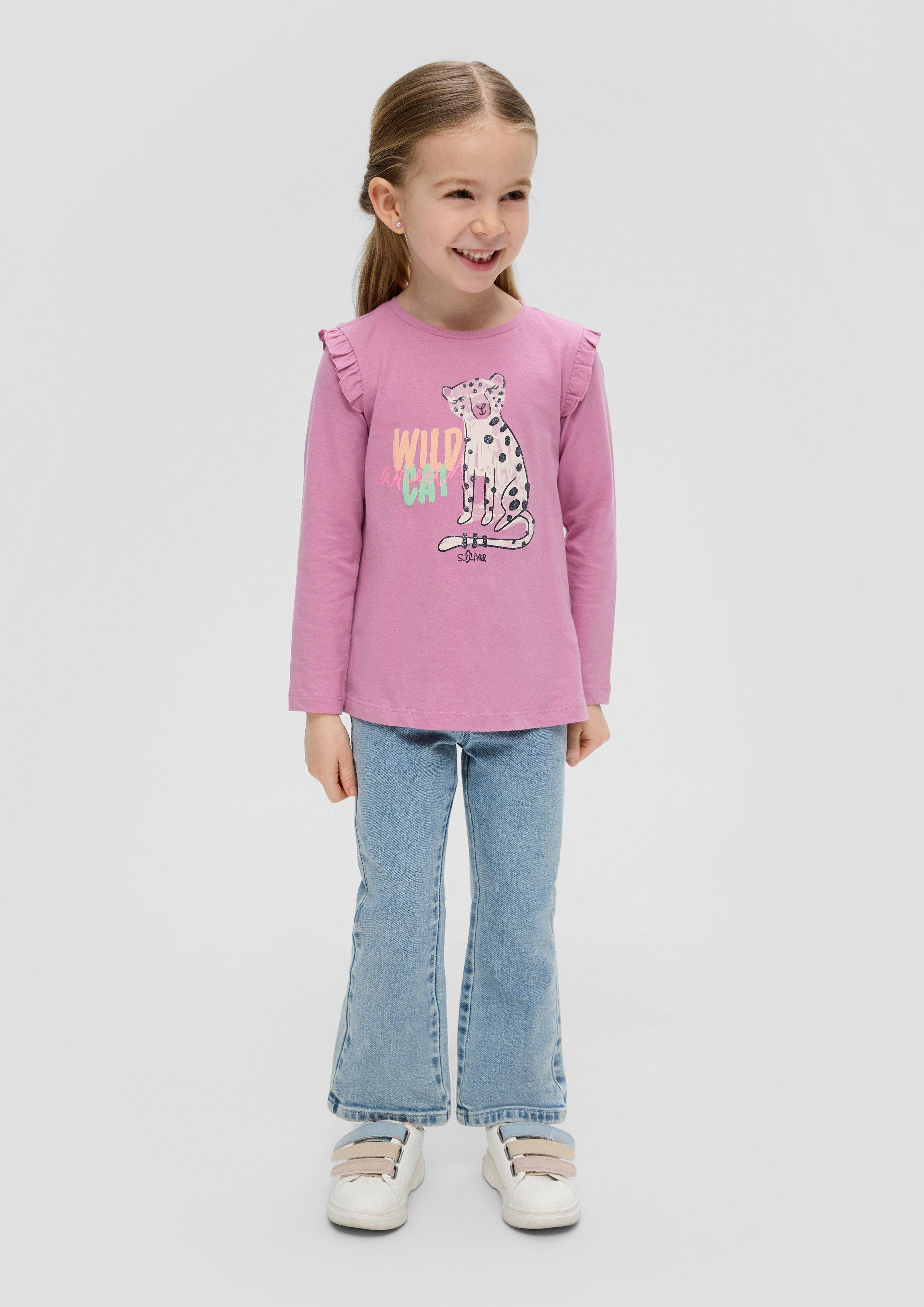 Longsleeve mit Frontprint  2140026-4410