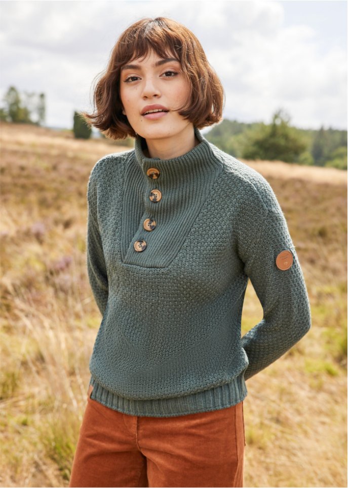 Troyer Pullover mit Struktur