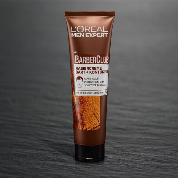 L'Oréal Paris Men Expert Barber Club Rasiercreme Bart und Konturen Rasiercreme